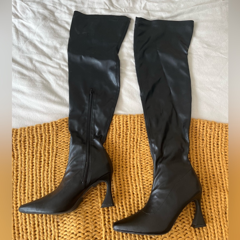 BRAND NEW Glamorous brand wide fit over the knee boots size 7